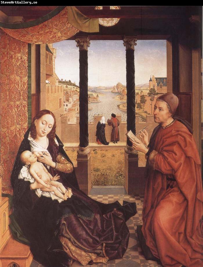 Rogier van der Weyden St Luke Drawing the Virgin